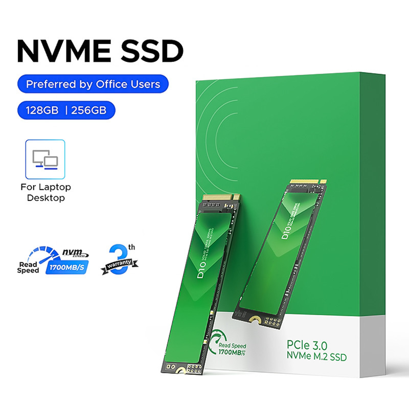 Высокоскоростной PCIe 3.0 интерфейс M.2 SSD с емкостью 128 ГБ и контроллером SATA 6 Гбит/с