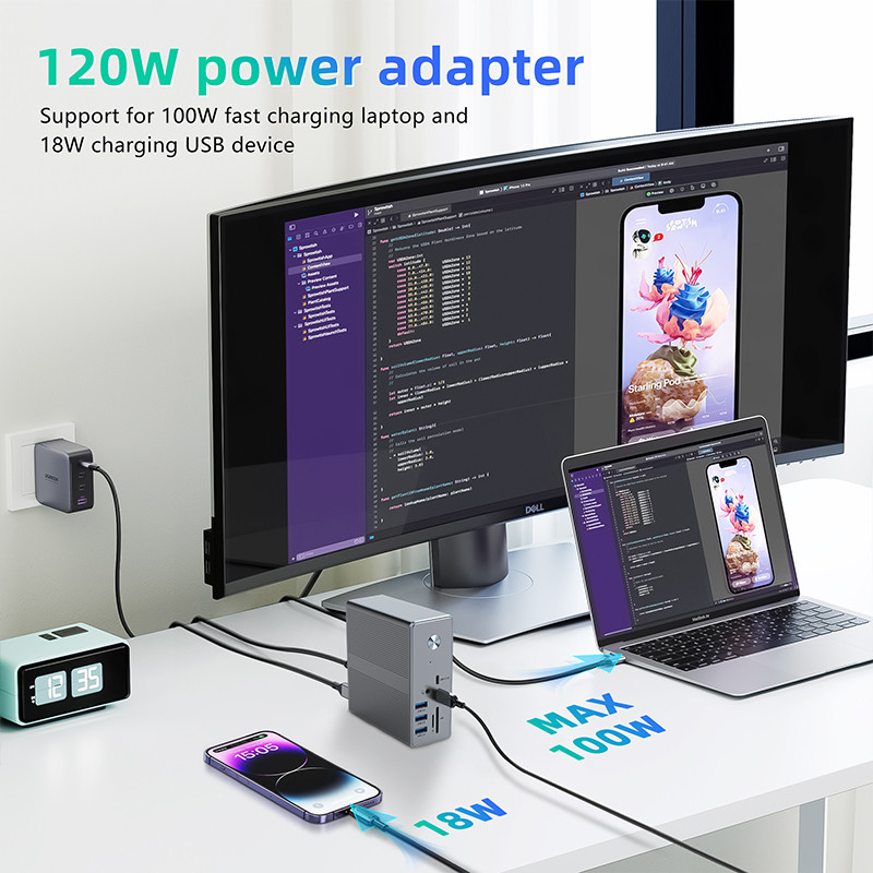Высоко совместимый адаптер USB C для дисплея Windows 8K с поддержкой OEM и поддержкой дисплея 1K