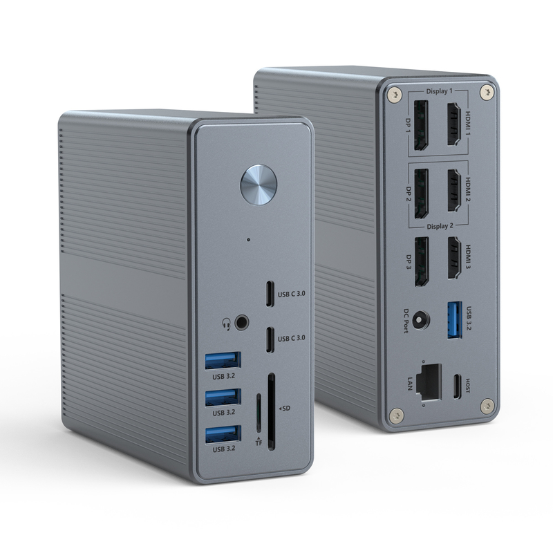 DC36-X1 Thunderbolt Docking с поддержкой дисплея 60Hz/30Hz и скоростью передачи данных до 10Gbps