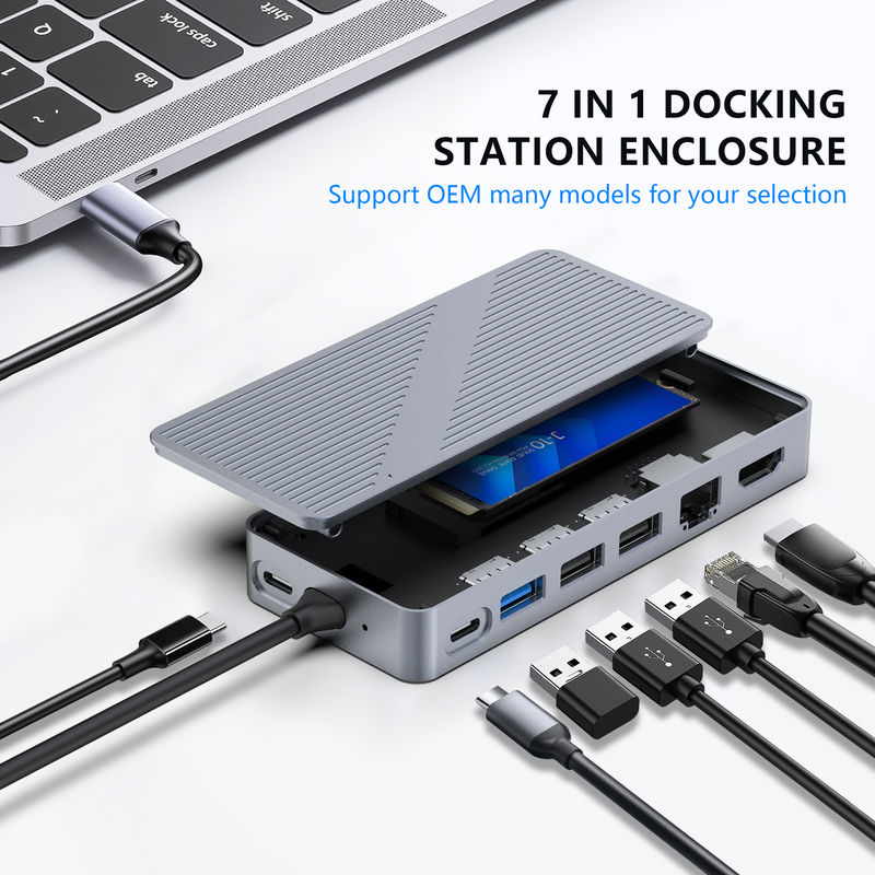 USB-C Docking Station USB 3.0 1G Ethernet 4K HDMI для устройств USB C Совместимость