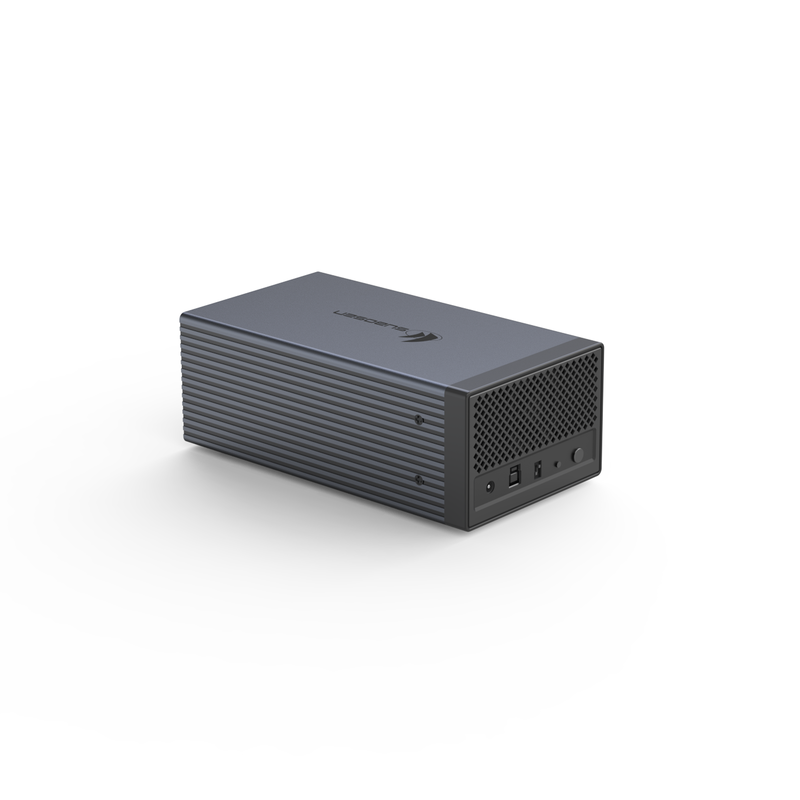 4 Bay Aircraft-grade Aluminum Alloy RAID HDD Enclosure с аппаратным RAID 6 режимами и двойным 10Gbps Type-C DAS Storage Array