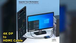 Кабель Displayport — HDMI, адаптер 4K